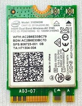 Intel 3165NGW Dual Band Wireless Card - £3.81 GBP