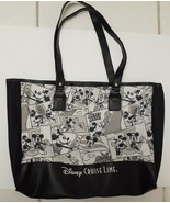 Mickey Mouse Steamboat Willie Disney Cruise Line Comic Tote Bag Large Sh... - £39.26 GBP