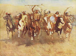 Victory Dance by Frederic Remington Indians Giclee - £40.48 GBP
