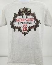 Halloween Horror Nights Mens Shirt Gray Size Medium The Gregg Curtis Exp... - £10.51 GBP