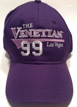 The Venetian Casino 99 Las Vegas Purple Strapback Cap Hat Trucker Vintage - £13.99 GBP