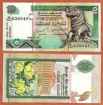 Sri Lanka,  2006, UNC, 10 Rupees, P-108e - £0.77 GBP