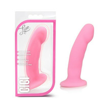 Blush Luxe Cici 6.5 in. Curved Silicone Dildo Pink - £29.28 GBP