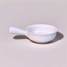 Crate &amp; Barrel White Porcelain Au Gratin Dish Set 3 Handled Round 6.5” O... - €18,70 EUR
