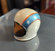 Vintage 1972 IDEAL Evil Kenevil Helmet With Stars V Stripe Replacement Part - $23.76