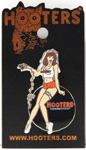 Hooters Restaurant Bachelorette Party Ball And Chain Girl Lapel Pin Connecticut - £10.27 GBP