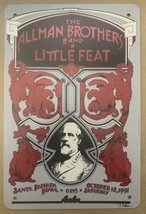 The Allman Brothers Band with Little Feat metal hanging wall sign - £19.26 GBP