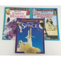 Vtg Lot of 3 Eyes On Adventure Paperback Books Homeschool Science &amp; History - £11.38 GBP