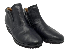 Gentle Souls Women&#39;s Nara Bootie Black Leather Size 8M - $23.74