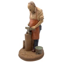 Tom Clark BLACKSMITH Signed Figurine 38 Horseshoes Anvil True Builders COA Gnome - £27.93 GBP