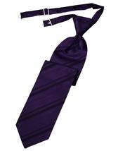 Lapis Striped Satin Kids Necktie - £11.80 GBP