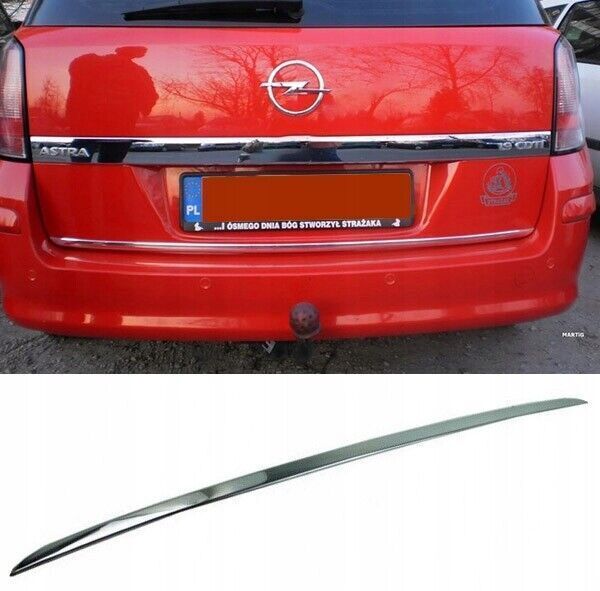 OPEL ASTRA MK VH Estate Martig Chrome Strip Tailgate Trim Chrome Tuning