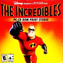 Disney The Incredibles PC- CD Rom Print Studio Mint Condition. - £3.90 GBP