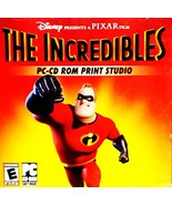 Disney The Incredibles PC- CD Rom Print Studio Mint Condition. - $95.37 MXN