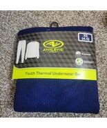 Athletic Works Youth Boys Light Royal Blue Thermal Underwear Set Size XS... - $188.72 MXN