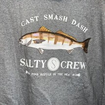 NEW Salty Crew Hoodie Large  Gray Graphic Print Fish Logo Cast Smash dash - $546.07 MXN NEW Salty Crew Hoodie Large  Gray Graphic Print Fish Logo Cast Smash dash - $546.07 MXN