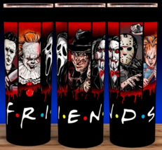 Horror Friends Michael Meyers - Freddy - Jason - Pennywise Cup Mug Tumbler - £15.53 GBP