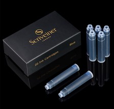 Scriveiner Fountain Pen Ink Cartridges - Blue - 20 Standard Internationa... - $24.74