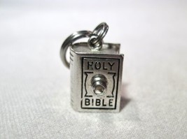 Vintage Sterling Silver Holy Bible 3D Charm K796 - £51.15 GBP