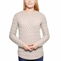 Jeanne Pierre Crew Neck Sweater ~ Womens Size 2XL ~ Light BEIGE Heather ... - £17.60 GBP