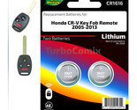 KEY FOB REMOTE Batteries (2) for 2005-2013 HONDA CR-V REPLACEMENT, FREE ... - $4.84