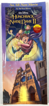 Walt Disney THE HUNCHBACK OF NOTRE DAME II DVD 2002 LONG BOX New Sealed ... - $14.84