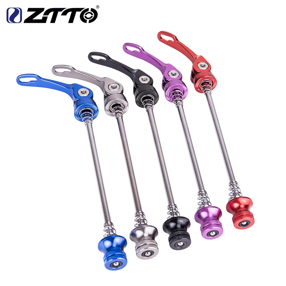 Sporting ZTTO QR Quick Release MTB Road Bike Bicycle Hub Skewers lever Aluminum  - £27.87 GBP