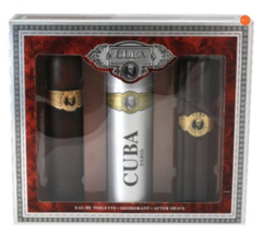 Cuba Gold Men&#39;s Cologne 3-piece Gift Box - £22.89 GBP