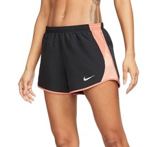Nike 10K Running Shorts Womens XS Black Orange Dri Fit Lightweight Lined... - $21.65