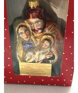 Dillard&#39;s Trimmings 5&quot; Blown Glass Ornament Germany-Jesus Mary and Joseph - €12,19 EUR
