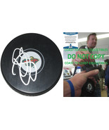 Devan Dubnyk autographed Minnesota Wild logo Hockey puck proof Beckett COA - £77.31 GBP