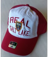  Adidas MLS Real Salt Lake Soccer Hat Cap Curved Visor Size S/M - £19.17 GBP