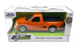 Brand New Jada Just Trucks 1:32 Scale 1999 Ford F-150 SVT Lightning Orange - $16.40