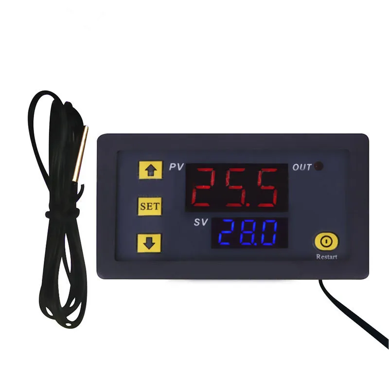 House Home W3230 DC 12V 24V 110V 220V AC Digital Temperature Controller LED Ther - £19.61 GBP