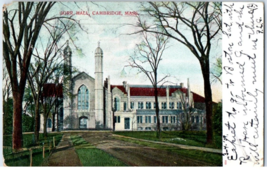Gorr Hall Harvard Cambridge Massachusetts Postcard Lithograph 1908 - £23.23 GBP