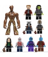 Guardians of the galaxy minifigures set of 9pcs building blocks to colle... - £15.94 GBP