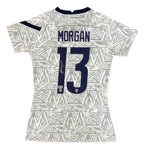 Alex Morgan Signé 2021/22 Nike USA Femmes avant-Match M Football Jersey Bas - £193.38 GBP