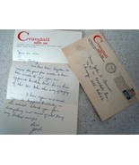 Vintage Crandall Motor Inn Stationary With Note Written On It 1970 - $3.99