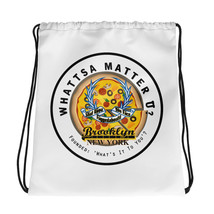 Whattsa Matter U? (Brooklyn NY) College University Drawstring bag - $25.07