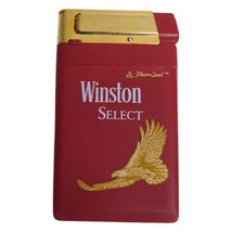 Vintage Red Winston Select Promotional Item Working Thin Flat Cigarette ... - £11.07 GBP