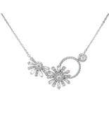 Dimaya 14K White Gold 1.14ct TDW White Diamond Statement Necklace - £1,753.79 GBP