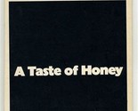 A Taste of Honey Playbill Century Theatre 1981 Valerie French Amanda Plu... - £11.07 GBP