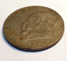 MEXICO 1980 UN PESO coin - $8.83