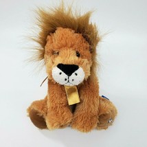 Russ Shining Stars Lion Tan Beanbag Plush 9&quot; Stuffed Toy No Code Lovey B229 - £7.91 GBP