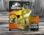 Jurassic World Snap Squad Velociraptor Delta - New - RARE! - $29.02