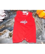 Reebok NHL Hockey Washington Capitals Red Romper Size 6/9 Months Infants - €17,39 EUR