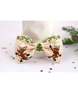 Christmas Bow Tie, Embroidery Bow Tie For Boys, Christmas Gift For My Son - $25.00