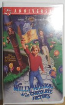 Willy Wonka &amp; The Chocolate Factory VHS Movie 25th Anniversary 1996 US P... - £10.04 GBP