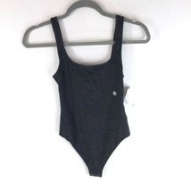 American Eagle Womens Bodysuit Sleeveless Cotton Stretch Black XS - £14.45 GBP