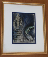 Marc Chagall Lithograph Assuérus chasse Vasthi Ahasuerus Sends Vasthi Aw... - £1,298.97 GBP
